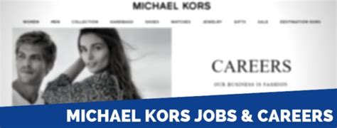 michael kors vacancies|michael kors outlet job.